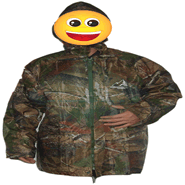 Camouflage mens rain coats-nylon raincoat